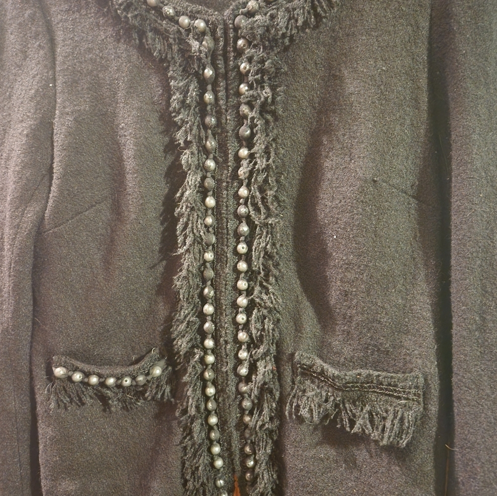 💓 3/$15 ECI New York Size Medium Black Jacket - Picture 7 of 12